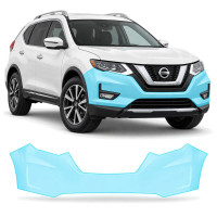 Антигравійна захисна бронеплівка за лекалами для Nissan Rogue / X-Trail T32 facelift 2017-2022 - передній бампер