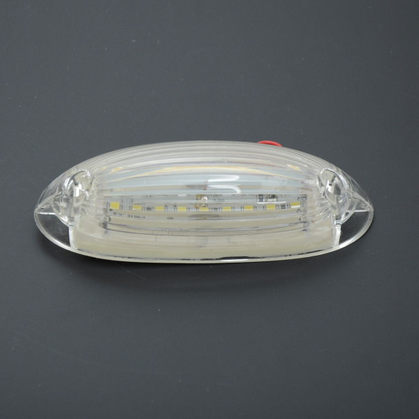 Габарит LED лодочка ISIKSAN 125x45x35 мм / 18 диодов / Белый
