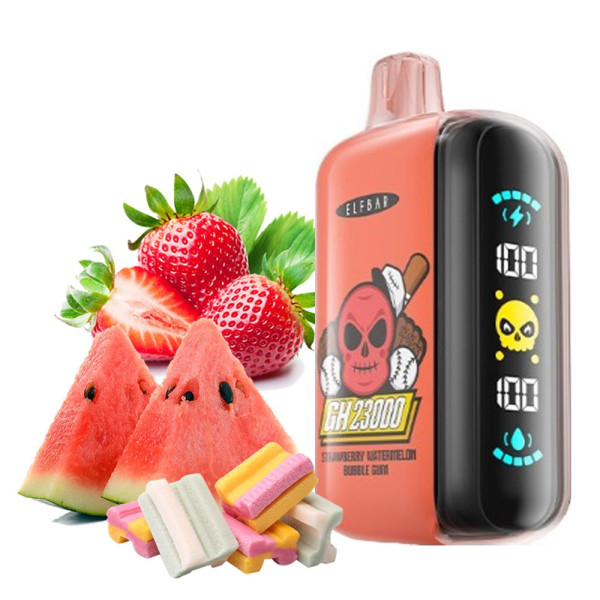 Elf Bar GH23000 Strawberry Watermelon Bubble Gum Клубника Арбуз Жвачка