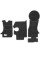 Ворсовые коврики для Mercedes Vario 1996-2013 Черные 3 шт (Carrera)
