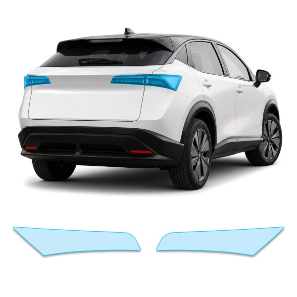 Антигравийная защитная бронепленка по лекалам для Nissan Ariya 2022- задние фонари стопы