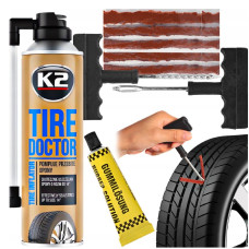 Набір Герметик вулканізатор шин K2 TIRE DOCTOR 500 мл 2 шт (B311)