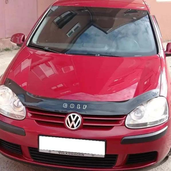 Дефлектор капота мухобійка Volkswagen Golf V 2003-2010 Voron Glass