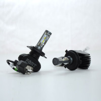 LED лампы автомобильные FORT F1 H4 радиатор 4000Lm / CSP Chip / 28W / 5000K / IP65 / 9-16V 2шт