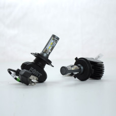 LED лампи автомобільні FORT F1 H4 радіатор 4000Lm/CSP Chip/28W/5000K/IP65/9-16V 2шт