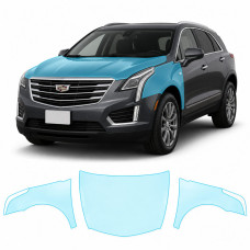 Антигравійна захисна бронеплівка за лекалами для Cadillac XT5 I 2016-2019 - капот і передні крила