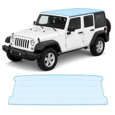 Антигравийная защитная бронепленка по лекалам для Jeep Wrangler JK 2007-2018 - зона крыши