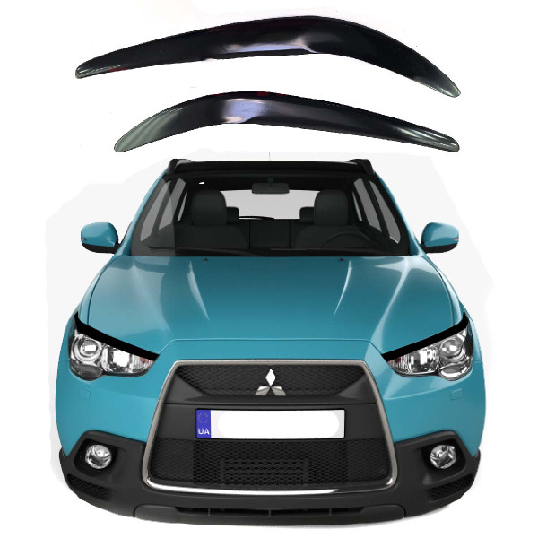 Реснички фар Mitsubishi ASX 2010- Voron Glass