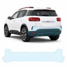Антигравийная защитная бронепленка по лекалам для Citroen C5 Aircross I 2017-2021 - задний бампер