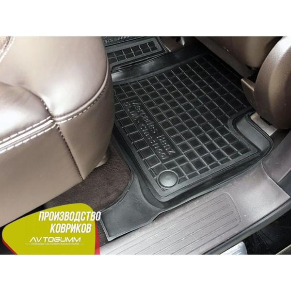 Автомобільні килимки в салон Mercedes GL (X166) 12-/GLS 14- (7 місць) (Avto-Gumm)