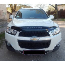 Дефлектор капоту мухобійка Chevrolet Captiva 2012-
