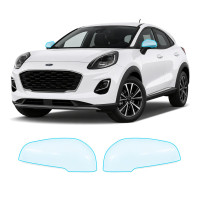 Антигравийная защитная бронепленка по лекалам для Ford Puma I 2019- зеркала