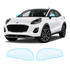 Антигравийная защитная бронепленка по лекалам для Ford Puma I 2019- зеркала