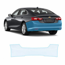 Антигравийная защитная бронепленка по лекалам для Chevrolet Malibu IX 2016-2018 - задний бампер