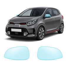 Антигравийная защитная бронепленка по лекалам для Kia Picanto JA facelift 2020- зеркала