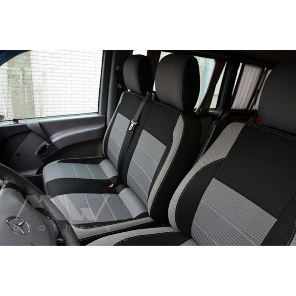 Авточехлы модельные MW Brothers для Mercedes Vito (W638) ( 1+2 ) c 1996