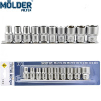 Профессиональный набор головок торцевых Molder 10 предметов 10-24" Оригинал (MT68110)