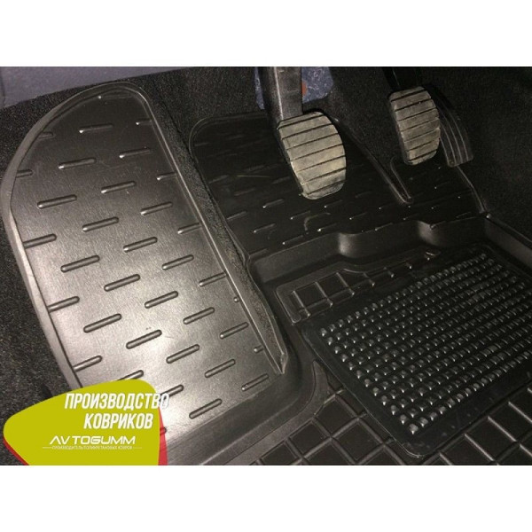 Водительский коврик в салон Renault Sandero 2013- (Avto-Gumm)