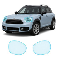 Антигравийная защитная бронепленка по лекалам для Mini Countryman F60 2017-2020 - оптика (фары и ПТФ)