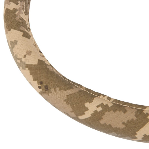 Чехол руля Vitol M 37-39 см 1 шов Экокожа Пиксильный (VLOD-CA06Px)