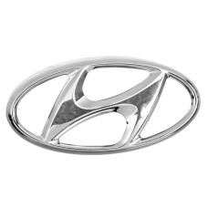 Емблема для логотипу Hyundai 170 x 85 мм пуклі велика Sonata перед 3М скотч (86300D3100)