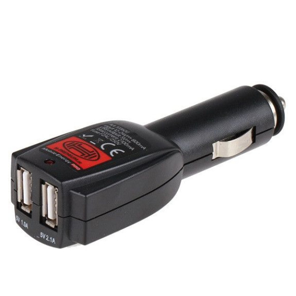 Автомобильное зарядное устройство Heyner 12/24V 2.1A / 2USB Оригинал (511600)