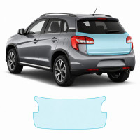 Антигравійна захисна бронеплівка за лекалами для Citroen C4 Aircross I 2012-2017 - зона кришки багажника