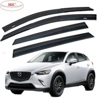 Дефлекторы окон ветровики HIC для Mazda CX-5 2010-2017 Оригинал (Ma29)
