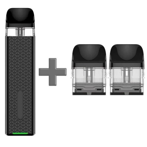 Многоразовый Pod-Набор Vaporesso Xros Mini 1000mAh 2 мл (Картриджей 1 ОМ 3 шт) Черный