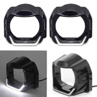 LED Маска Ангельские глазки 3" D76 мм 12V 6000K BMW Белый Свет Sport-V 2 шт