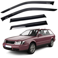 Дефлектори вікон вітровики Audi 100 / A6 Avant (4A / C4) 1990-1997 Voron Glass