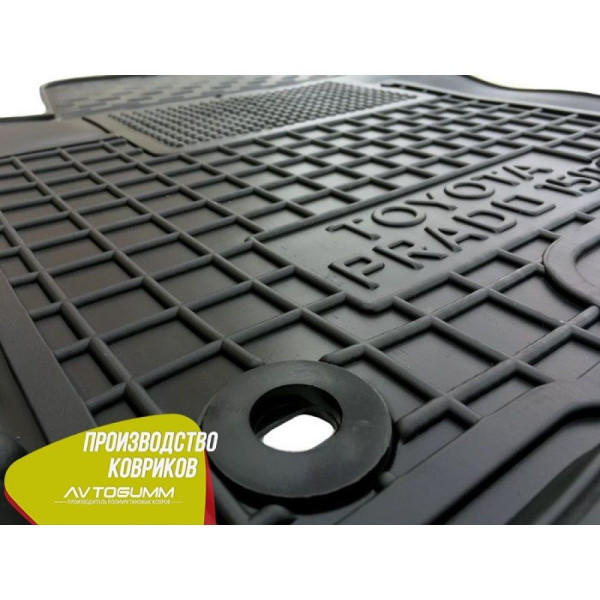 Водительский коврик в салон Toyota Land Cruiser Prado 150 10-/13- (Avto-Gumm)