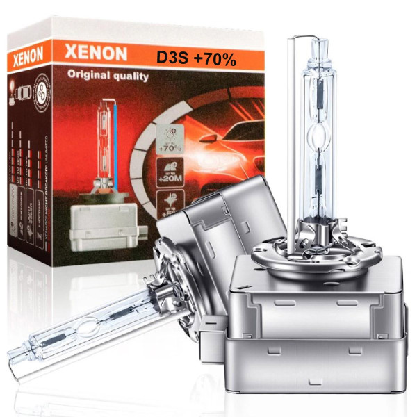 Ксенонова лампа Xenon D3S 5500K ​​35W Super Vision +70% 2 шт (Цоколь Метал)