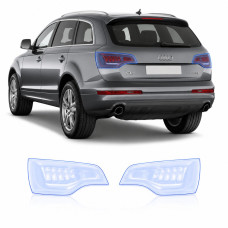 Антигравийная защитная бронепленка по лекалам для Audi Q7 4L 2005-2015 - задние фонари стопы
