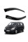 Дефлектори вікон вітровики Mercedes Vito 2003-2015 W639 Широкі 10 см Скотч 3M Voron Glass