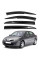 Дефлектори вікон вітровики Renault Megane II 2003-2008 Седан скотч SunPlex (SP-S-07)