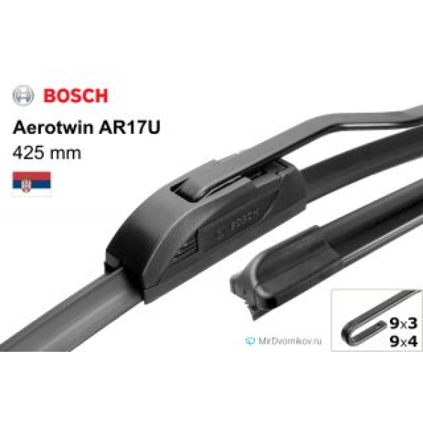 Щетка склоочисника дворник Bosch Aerotwin 650 мм AR26U 1 шт (3397008539)