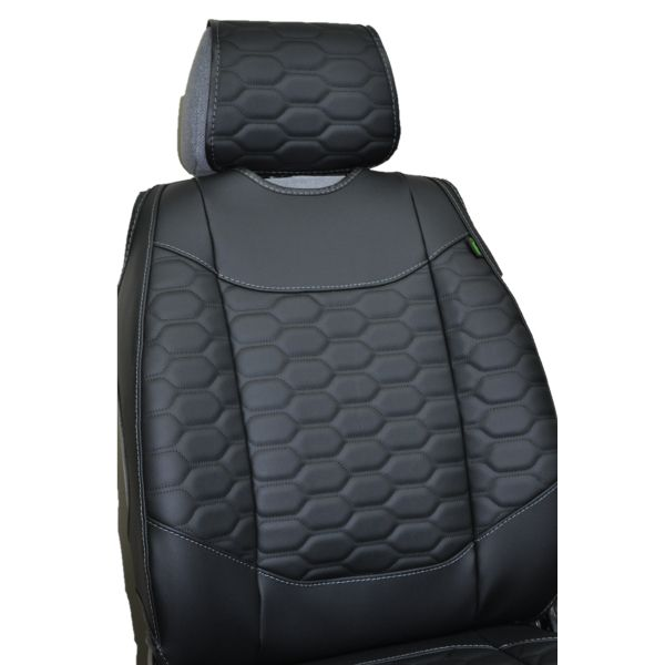 Автомобільні чохли для передніх сидінь Cayman Luxury black Model S Чорні
