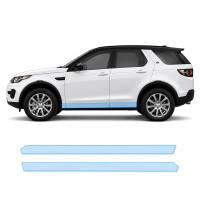 Антигравійна захисна бронеплівка за лекалами для Land Rover Discovery Sport L550 2014-2019 - нижня зона кузова пороги