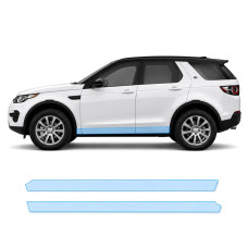 Антигравійна захисна бронеплівка за лекалами для Land Rover Discovery Sport L550 2014-2019 - нижня зона кузова пороги