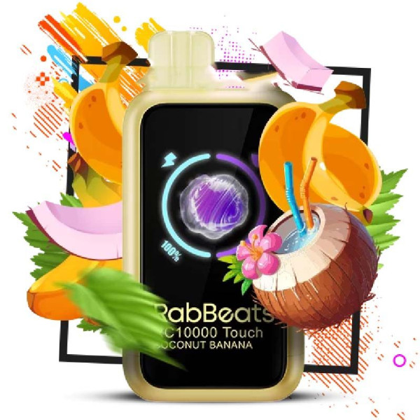 RabBeats (Elf Bar) RC 10000 Touch Coconut Banana (Кокос Банан)