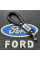 Стильный кожаный Брелок с логотипом Ford