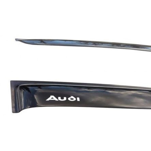 Дефлектори вікон вітровики Audi A6 (C4) Седан 1990-1997 Скотч 3M Voron Glass