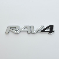 Емблема напис RAV4 4 чорний скотч 163 x 32 мм