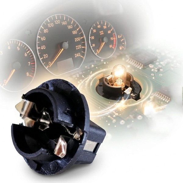 Патрон в приборную панель Mercedes и иномарки (W1,2W) BX8,4D