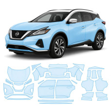 Антигравійна захисна бронеплівка за лекалами для Nissan Murano Z52 facelift 2019-2024 - повний кузов