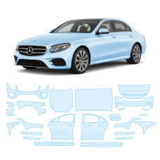 Антигравийная защитная бронепленка по лекалам для Mercedes-Benz E-Class W213 2016-2020 - полный кузов