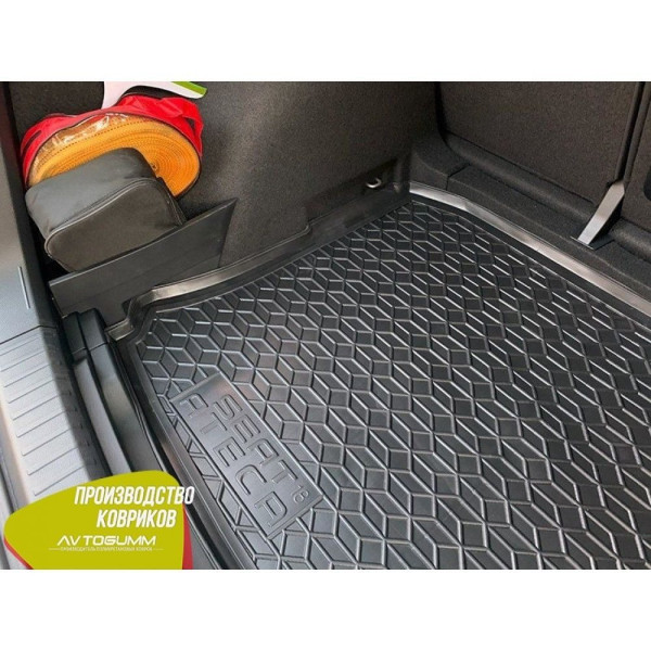 Автомобильный коврик в багажник Seat Ateca 2016- 2wd / Резиновый (Avto-Gumm)