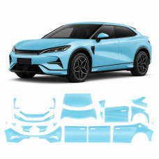 Антигравийная защитная бронепленка по лекалам для BYD Song L I 2024- полный кузов