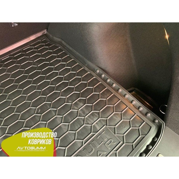 Автомобільний килимок в багажник Renault Kadjar 2016- / Гумовий (Avto-Gumm)